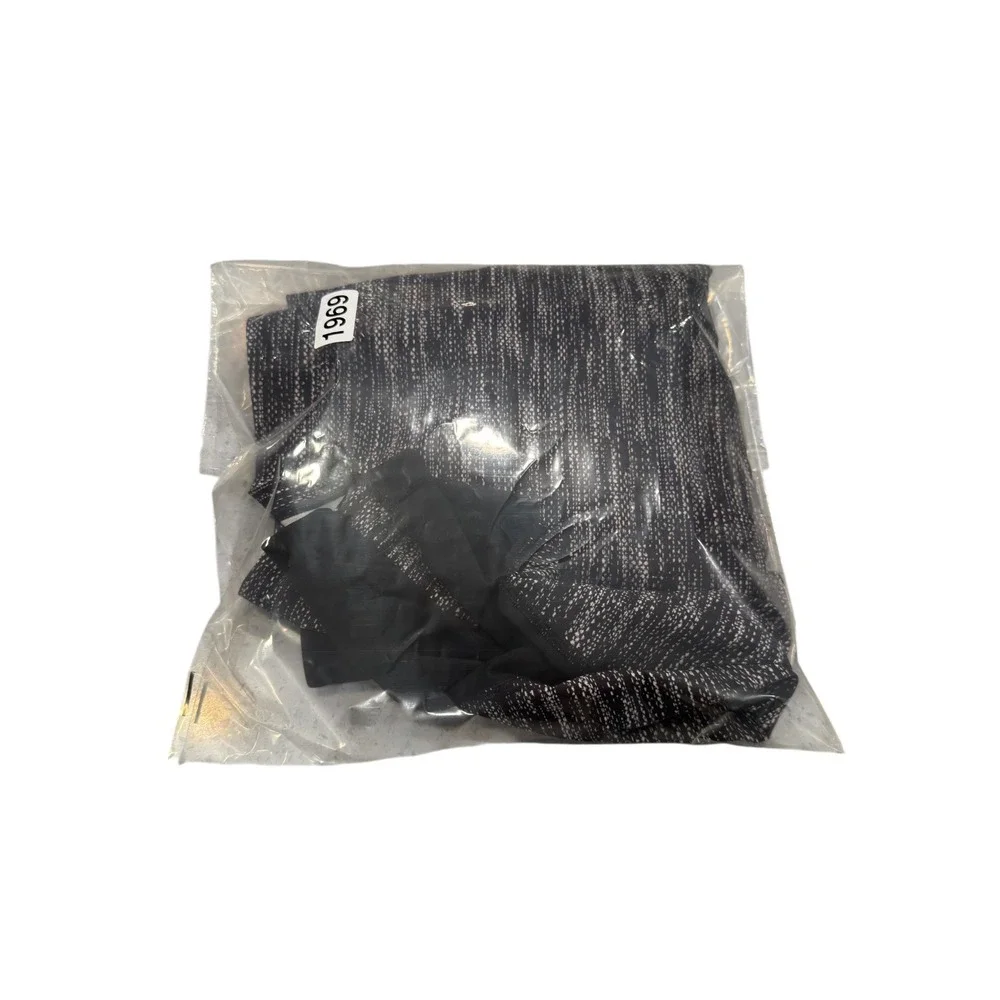 Lululemon Mens Space Dye Athletic Shorts Black White Medium 9 Inch Inseam - Picture 8 of 8